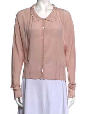 GUCCI Silk Button-Front Blouse